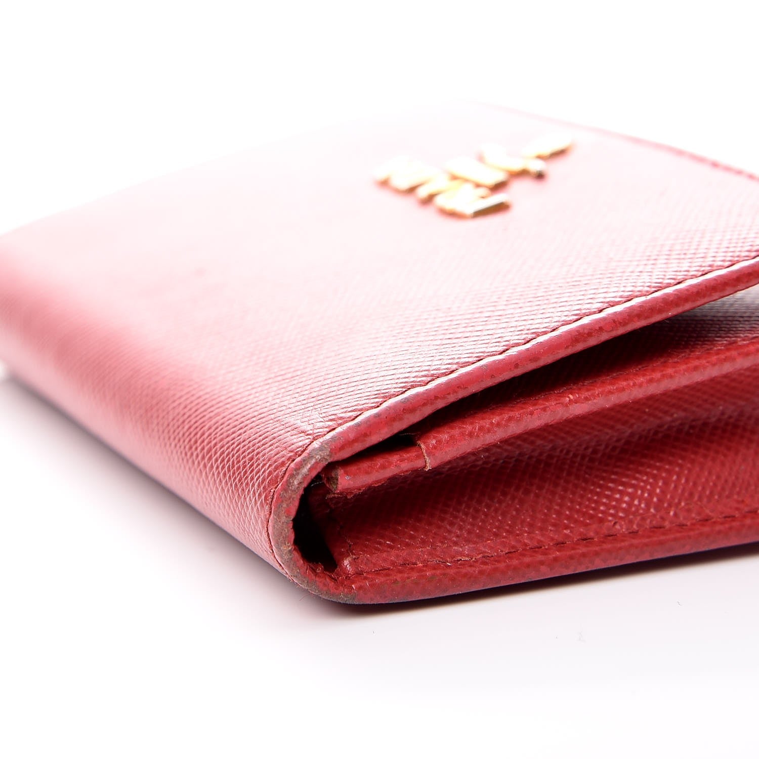 Prada Saffiano Metal Business Card Holder Wallet Ross 12 of 12
