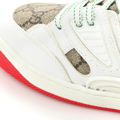 Gucci Demetra GG Supreme Womens Basket High Top Sneakers 38.5 Great White Beige Ebony 11 of 12