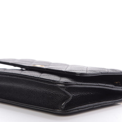 Chanel Caviar Quilted Wallet On Chain WOC Black 7 of 11