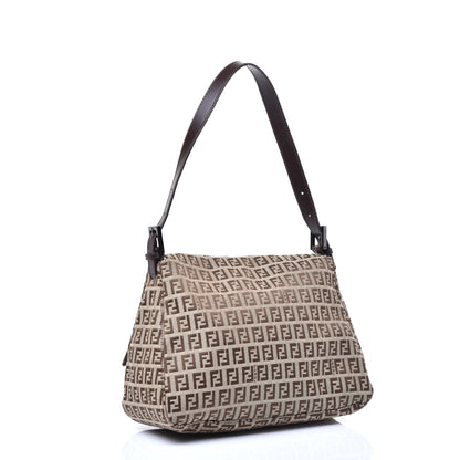 Fendi Zucchino Mama Baguette Dark Brown 3 of 8