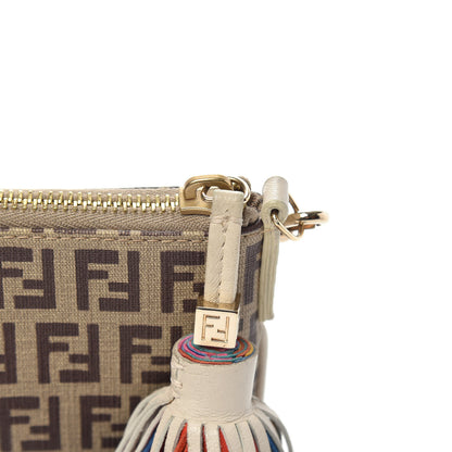 Fendi Zucchino Spalmati Pochette Tan 8 of 12