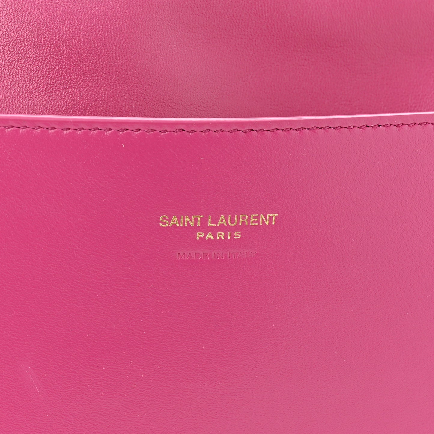 Smooth Calfskin Suede Medium Reversible Monogram Kate Satchel Rose Rubis