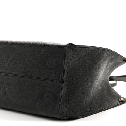 Louis Vuitton Empreinte Monogram Giant Onthego MM Black 9 of 9