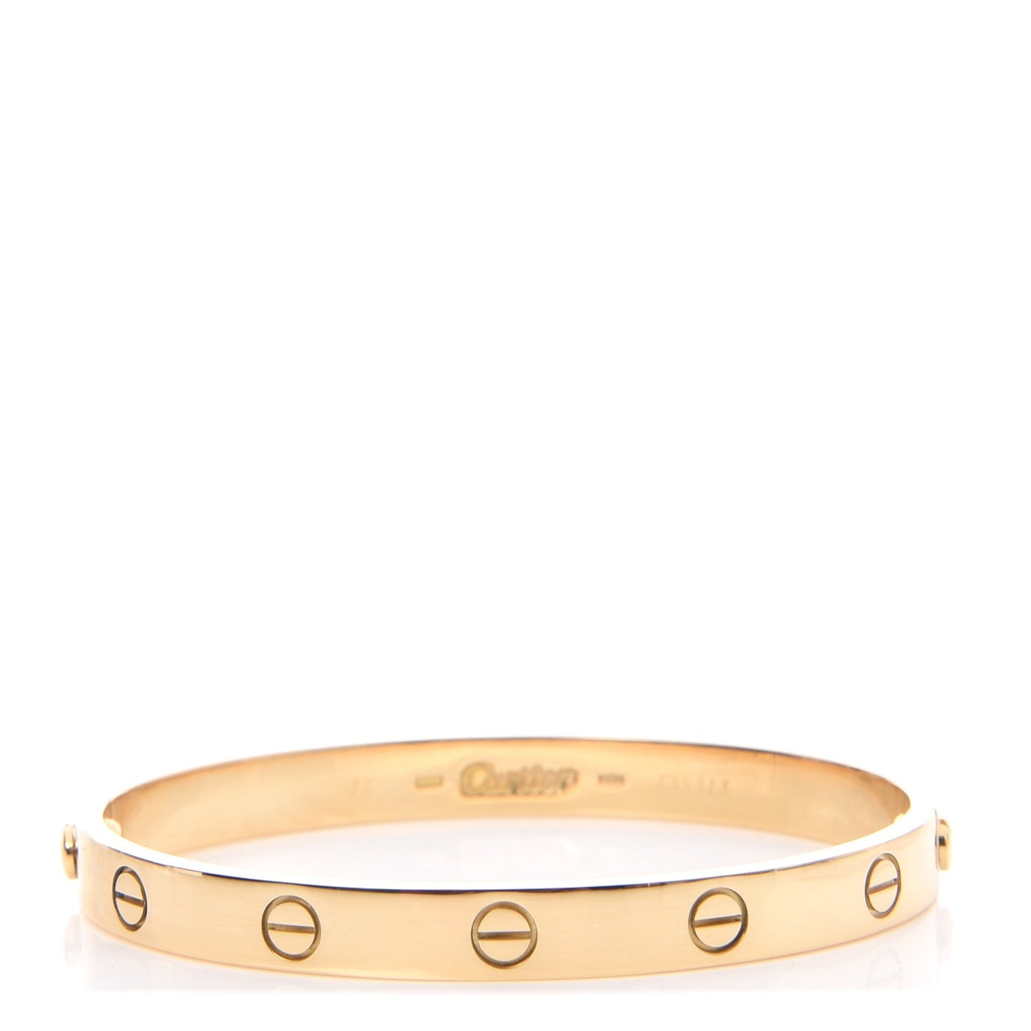 18K Yellow Gold LOVE Bracelet 17