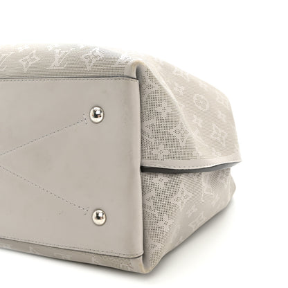 Louis Vuitton Reverse Mahina Carmel Hobo Gris Souris Gray 9 of 9