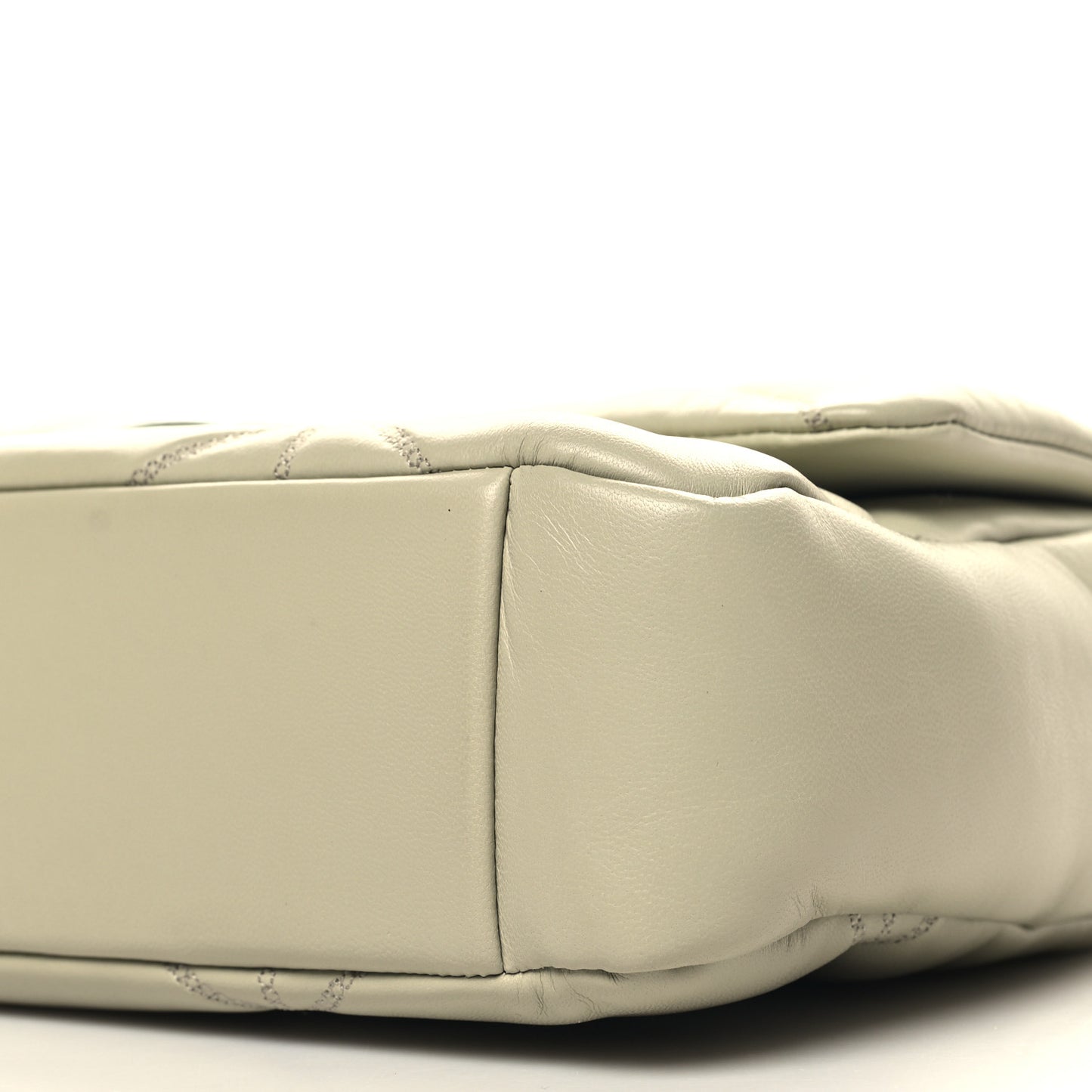 Lambskin Cloud Quilted Travia Shoulder Bag Alfalfa