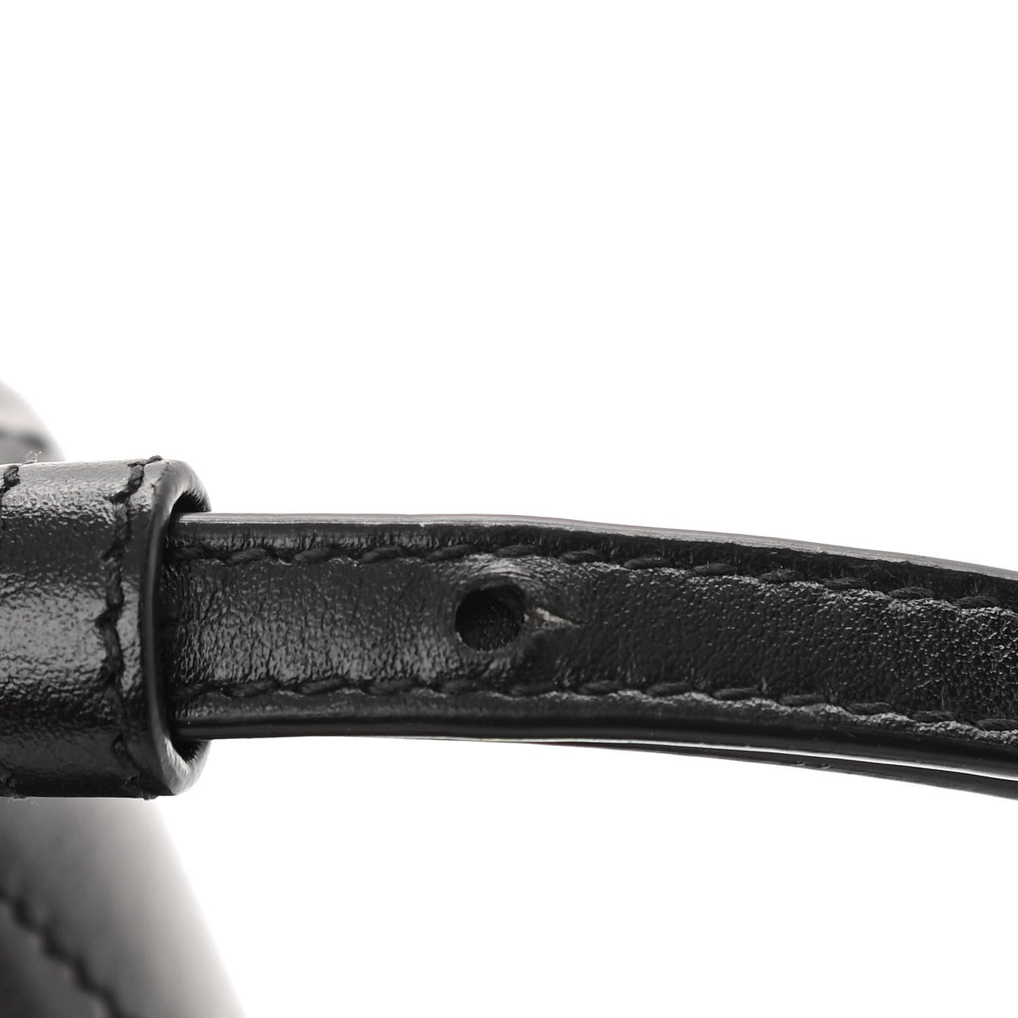 Calfskin Y Quilted Monogram Toy Loulou Crossbody Bag Black