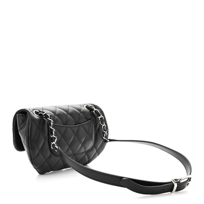 Chanel Calfskin Quilted CC Uniform Flap Belt Bag Black 3 of 11