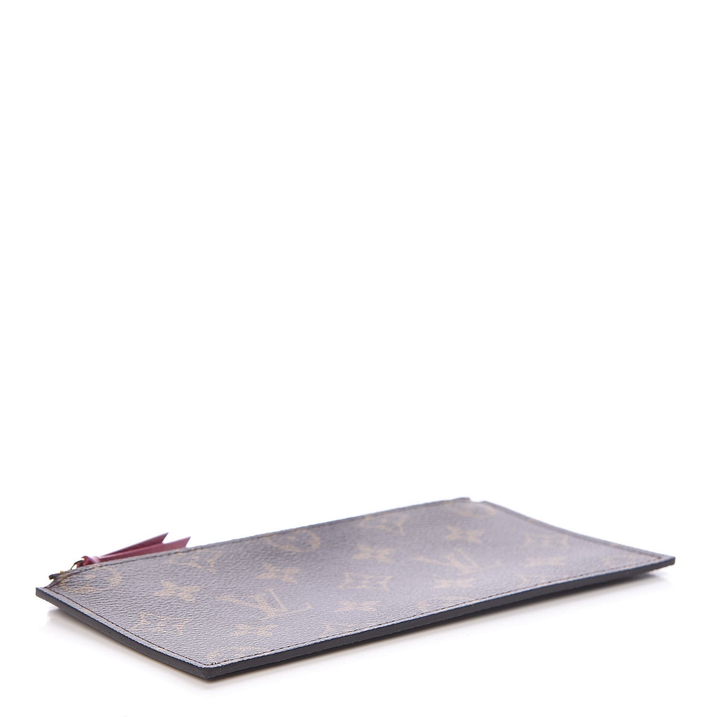 Monogram Felicie Chain Wallet Zippered Insert Fuchsia