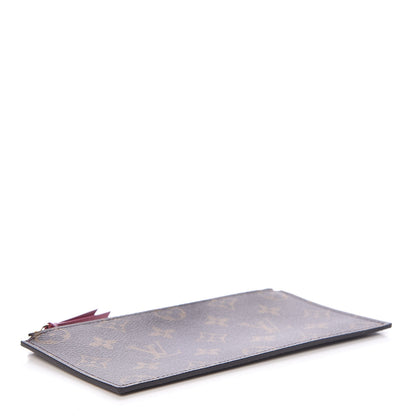 Louis Vuitton Monogram Felicie Chain Wallet Zippered Insert Fuchsia 4 of 6
