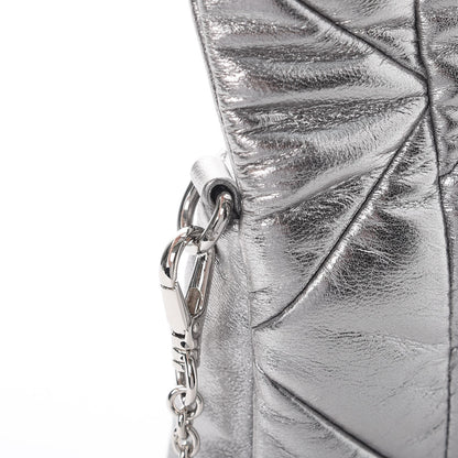 Miu Miu Nappa Patch Pearl Shoulder Bag Cromo 14 of 14