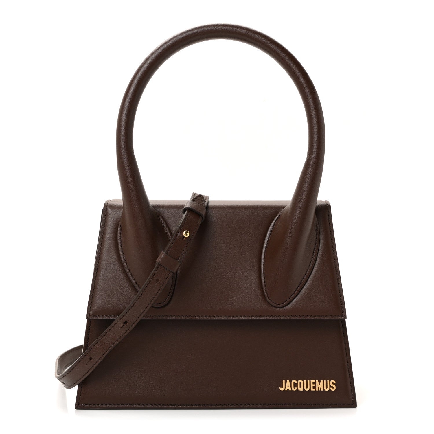 Jacquemus Smooth Calfskin Le Grand Chiquito Dark Brown 1 of 9