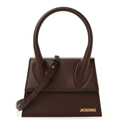 Jacquemus Smooth Calfskin Le Grand Chiquito Dark Brown 1 of 9