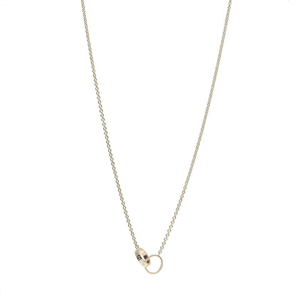 Cartier 18K Yellow Gold Interlocking LOVE Necklace 1 of 7