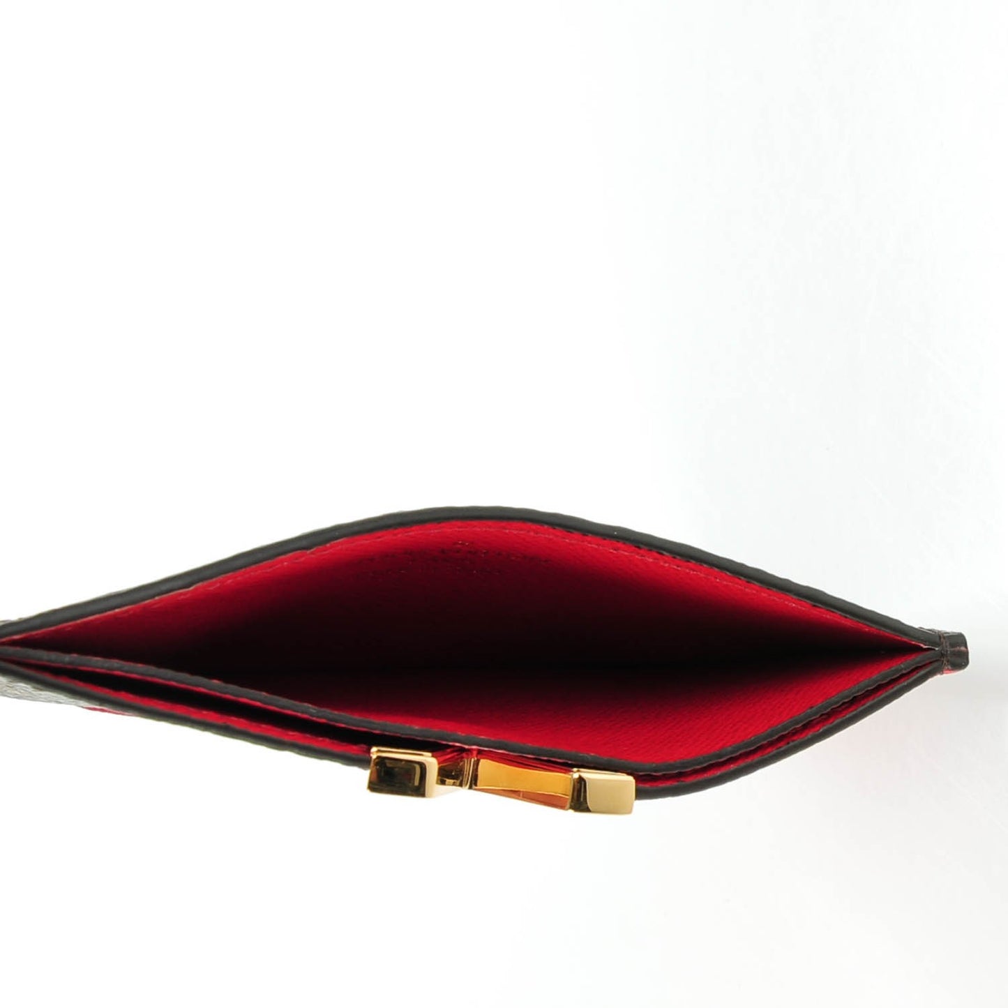 Calfskin Monogram Kimono Tote Card Holder Cherry