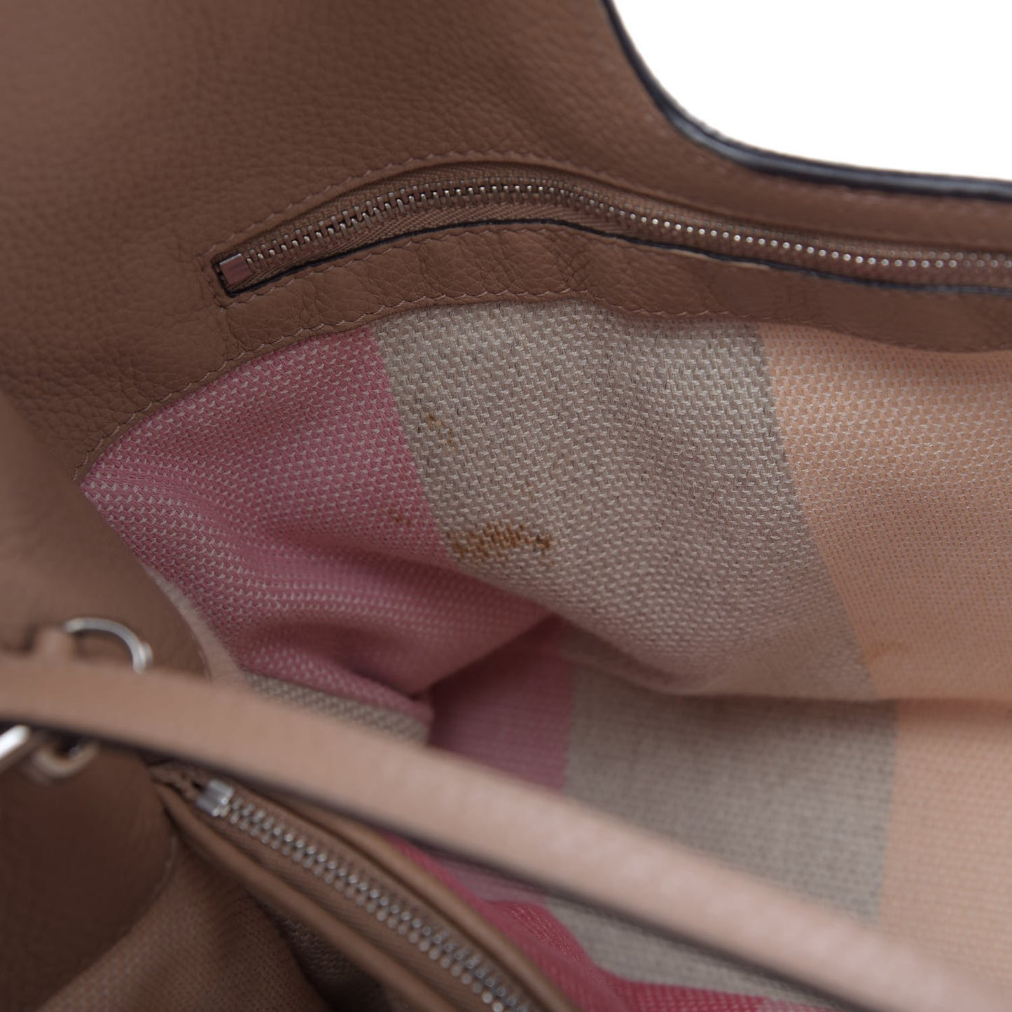 Calfskin Medium Bamboo Daily Shopper Camelia