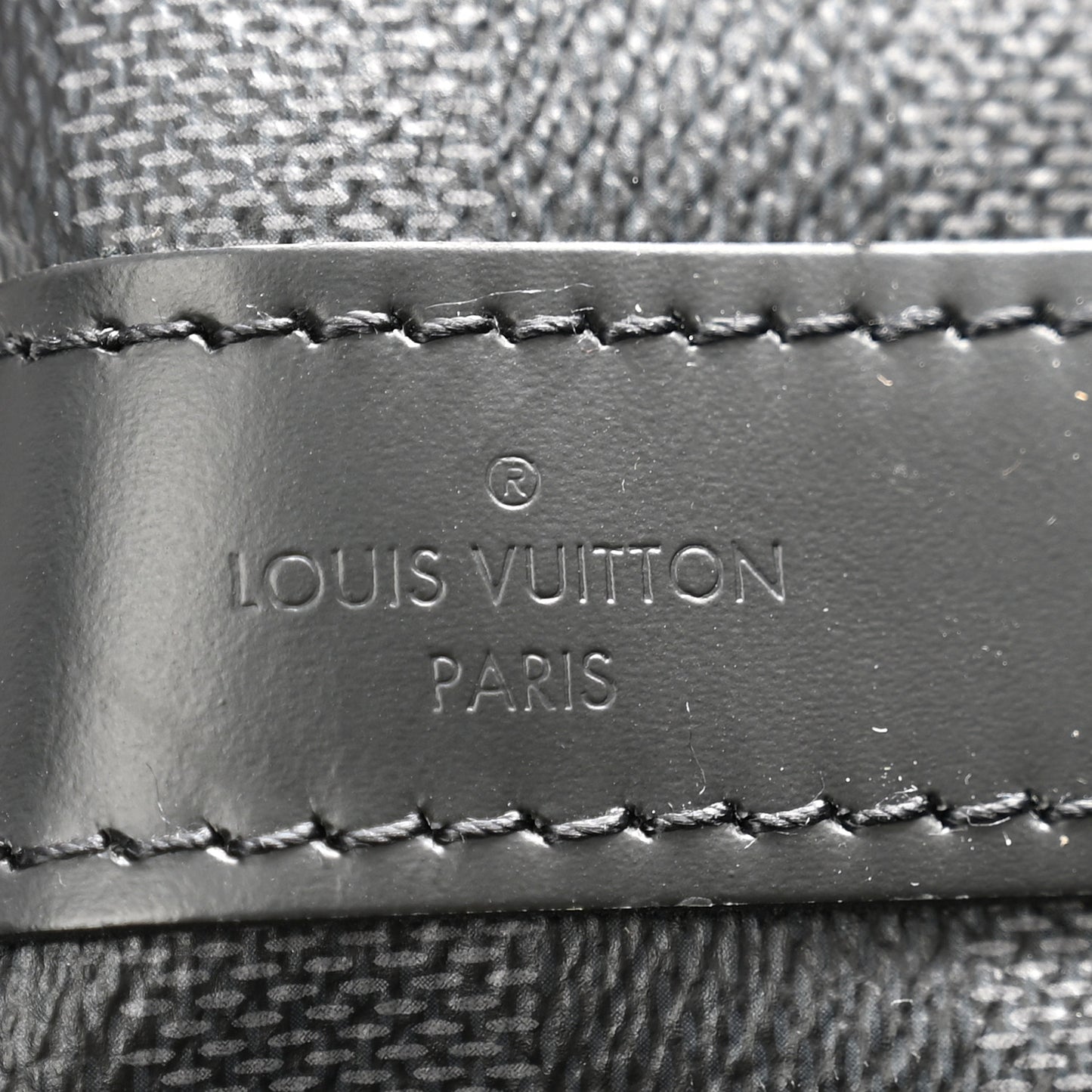 Damier Graphite Keepall Bandouliere 55