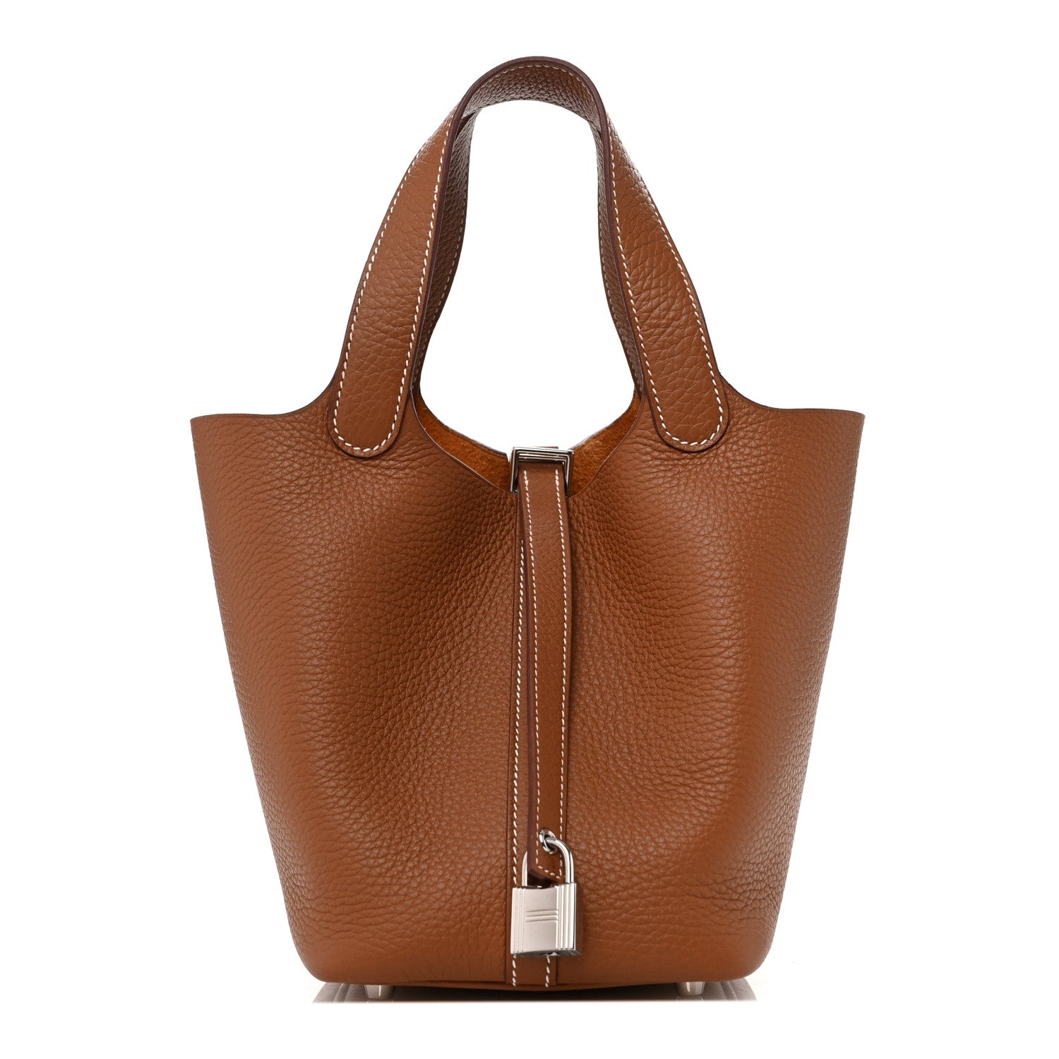 Hermes Taurillon Clemence Picotin Lock 18 PM Gold 1 of 11