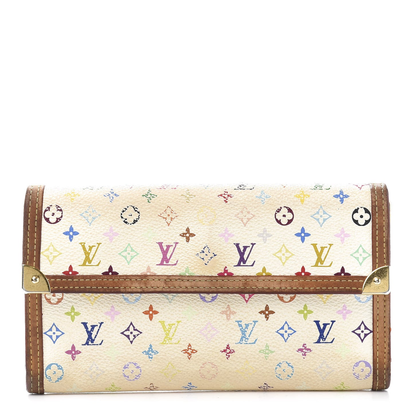 Monogram Multicolor Porte Tresor International Wallet White