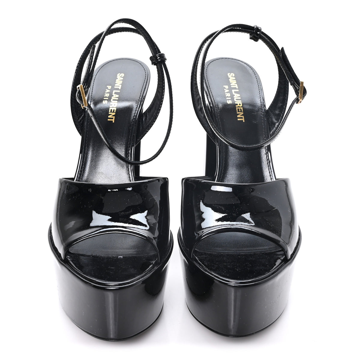 Vernice Grupy Sexy 95 Tanouk Platform Sandals 37.5 Black