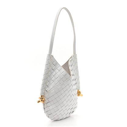 Bottega Veneta Nappa Intrecciato Small Solstice Hobo White 4 of 13