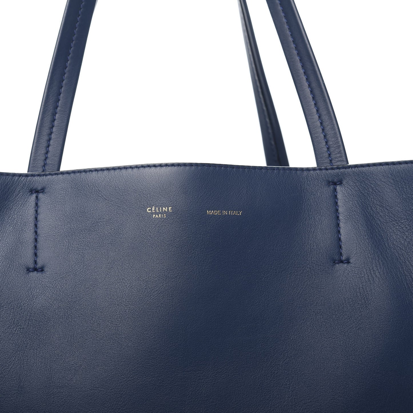 Calfskin Suede Medium Phantom Luggage Cabas Yellow Blue