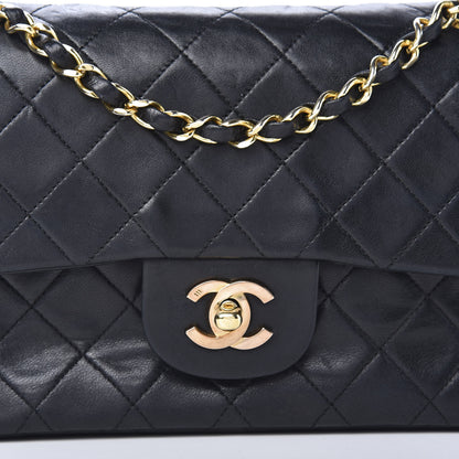 Chanel Lambskin Quilted Small Double Flap Black 12 of 12