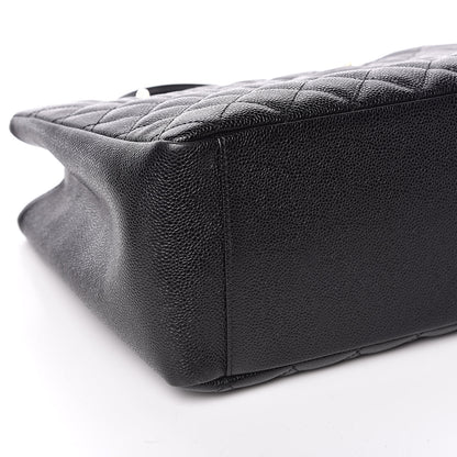 Chanel Caviar Quilted Grand Shopping Tote GST Black 8 of 11