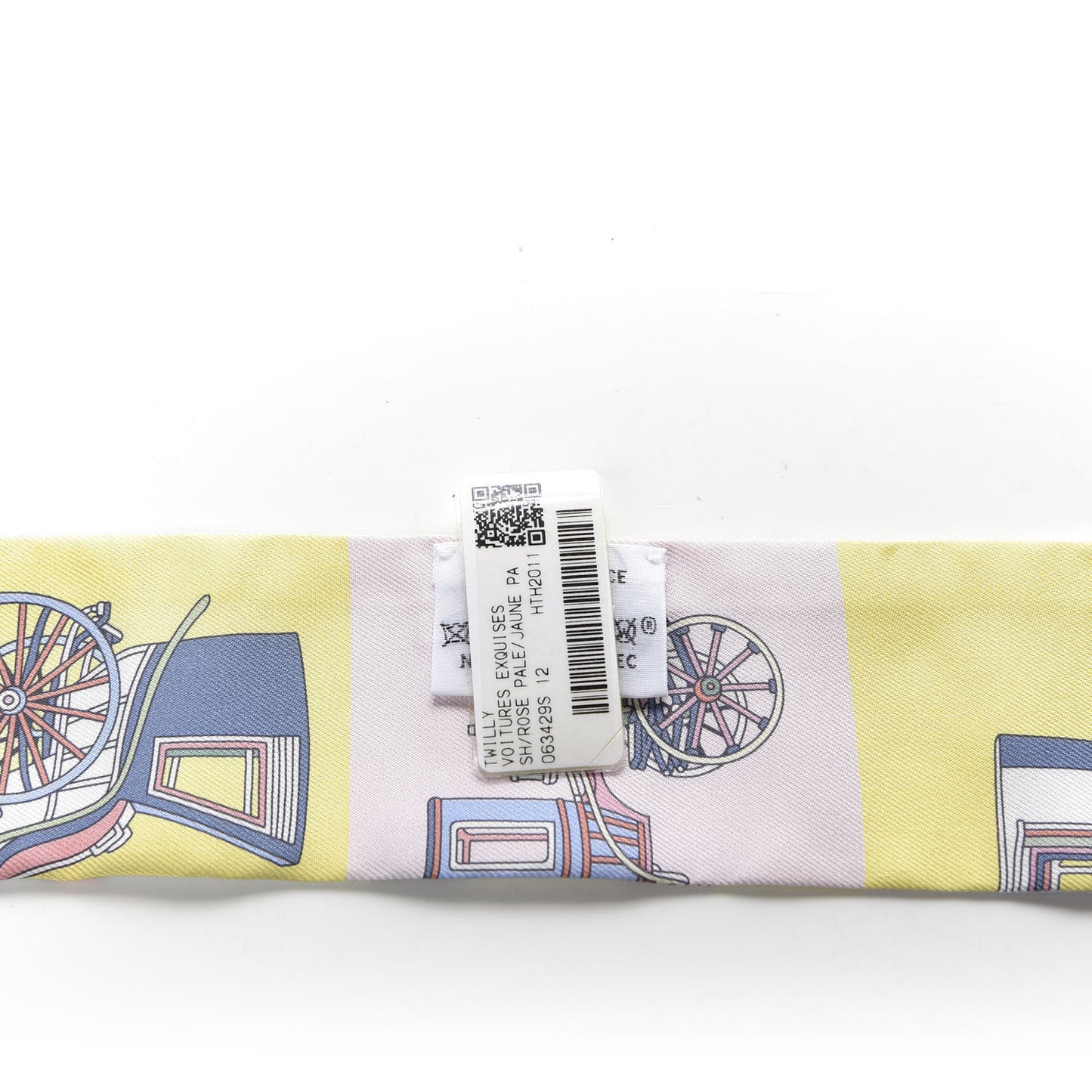 Silk Les Voitures Exquises Twilly Rose Pale Jaune Pale
