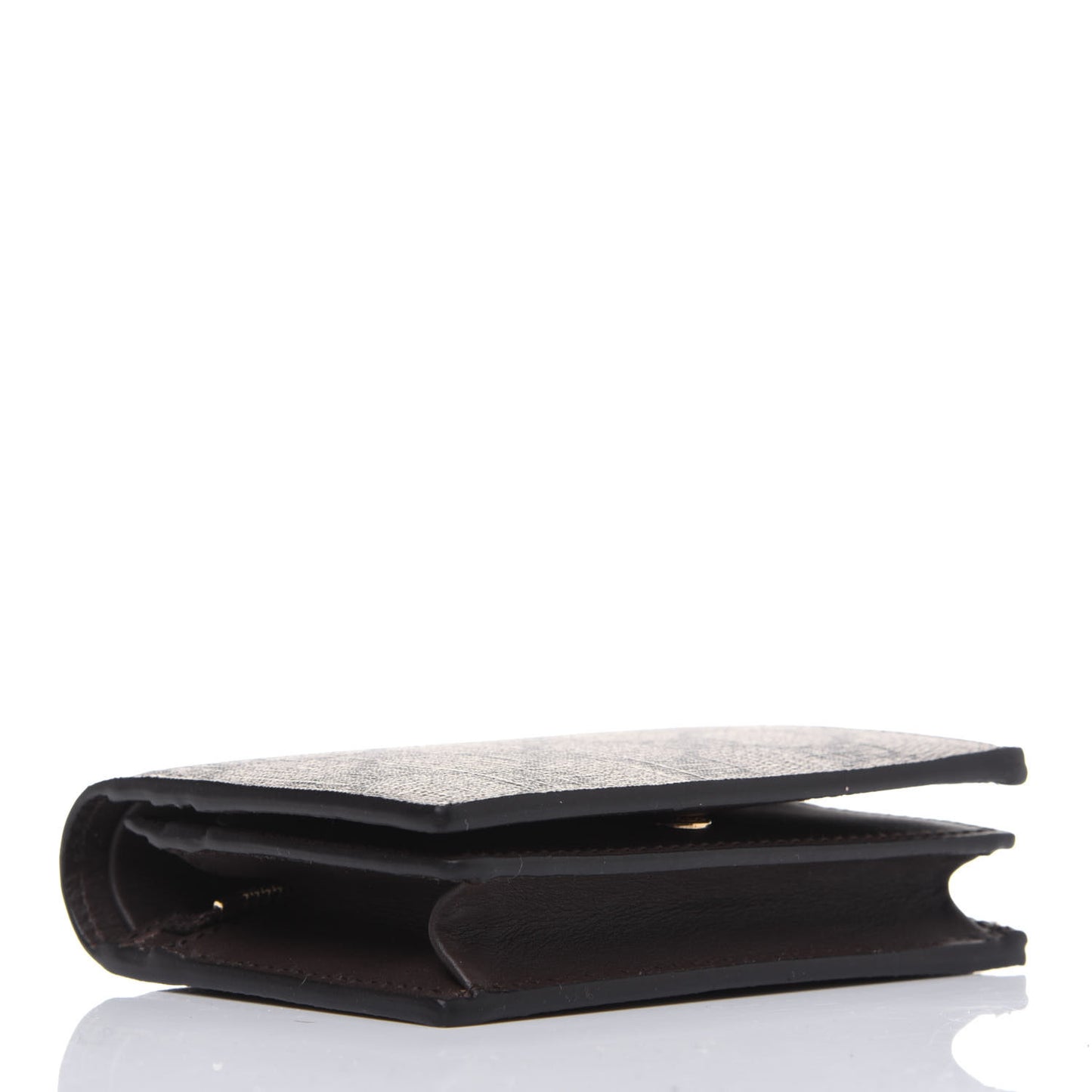 GG Supreme Monogram Card Case Beige