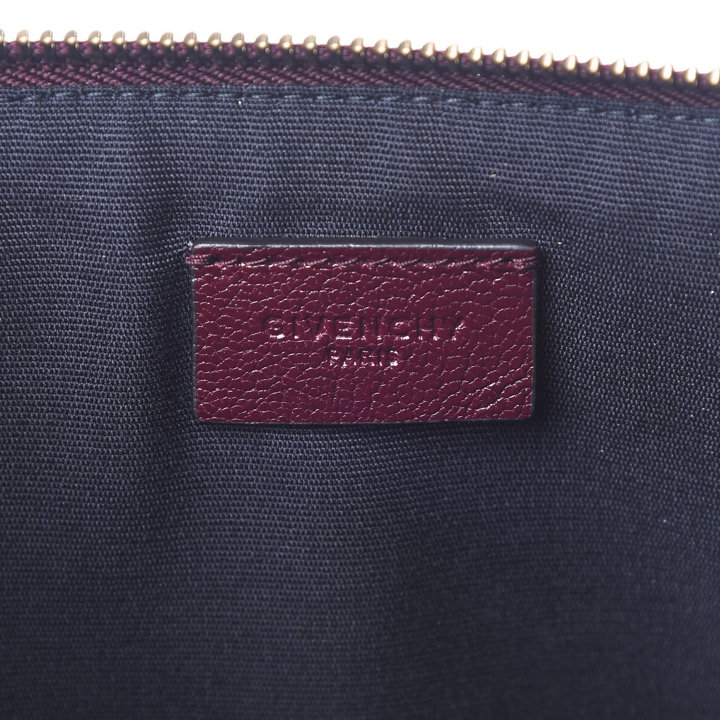 Goatskin Quilted Diamond Pouch Aubergine