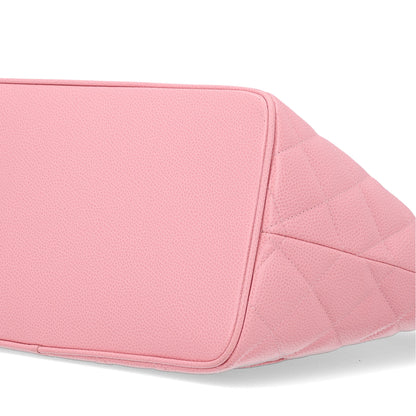 Chanel Caviar Medallion CC Tote Light Pink 9 of 9