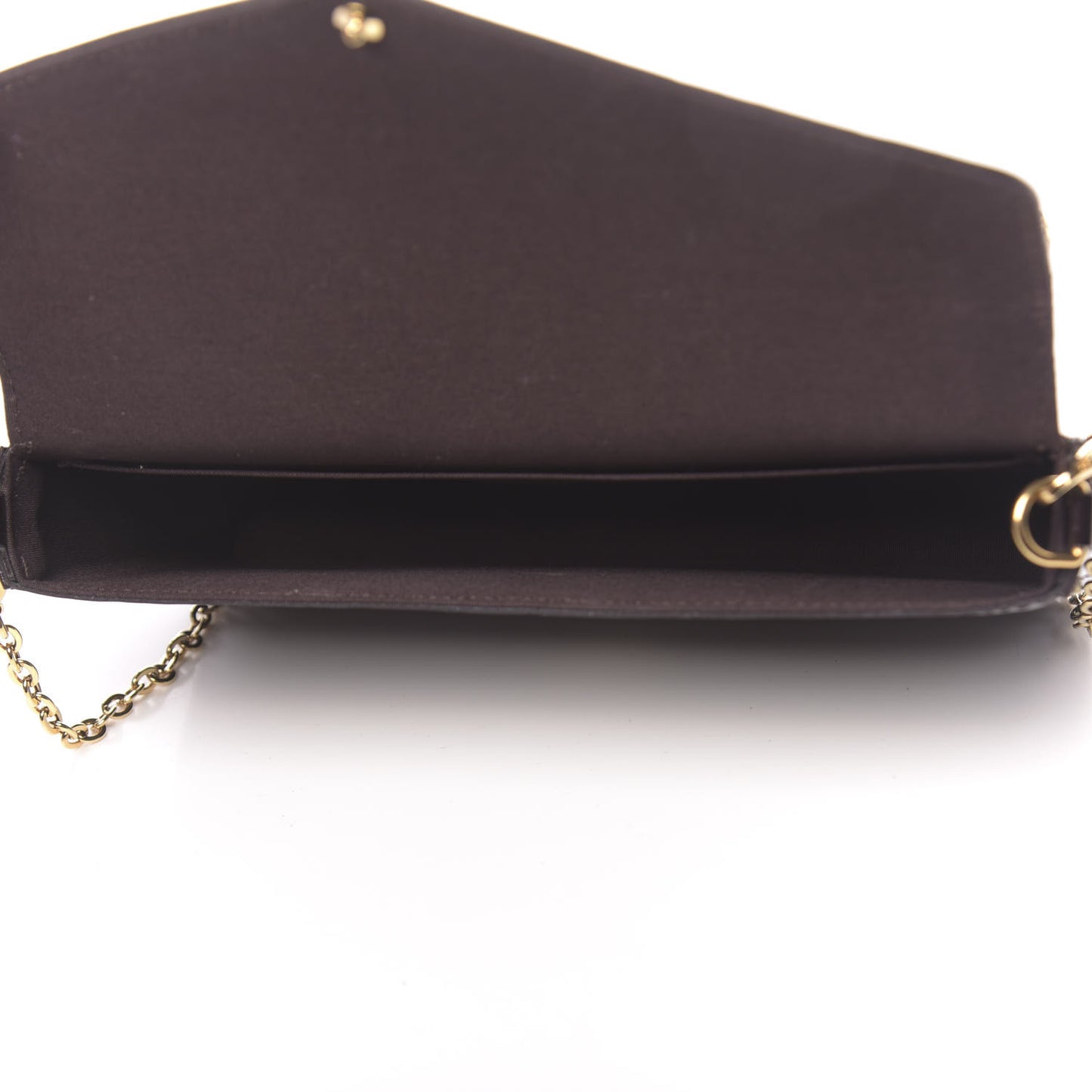 Vernis Pochette Felicie Chain Wallet Amarante