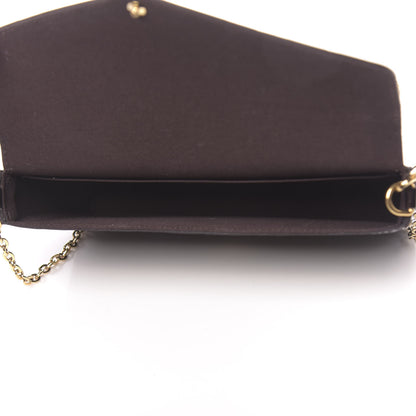Louis Vuitton Vernis Pochette Felicie Chain Wallet Amarante 5 of 9