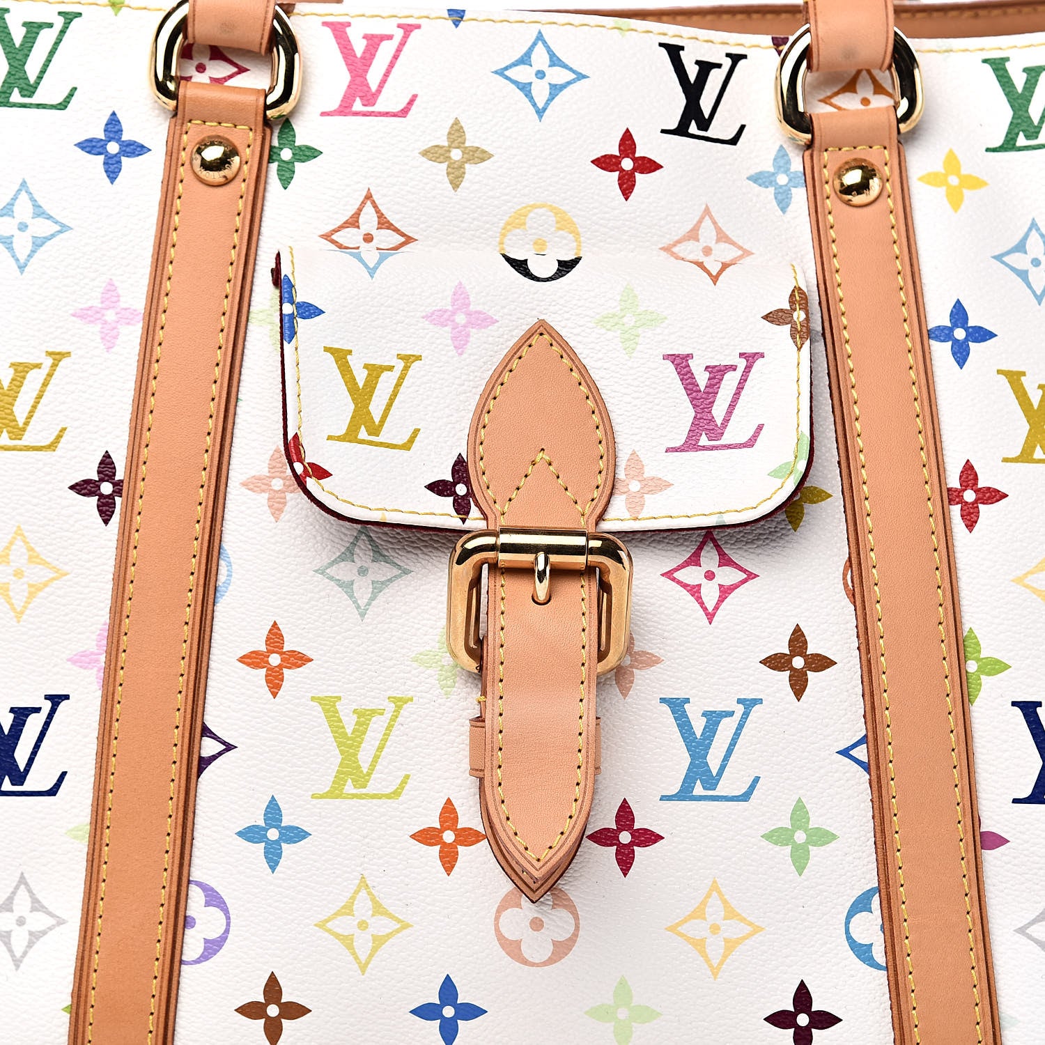 Louis Vuitton Monogram Multicolor Aurelia GM White 11 of 11