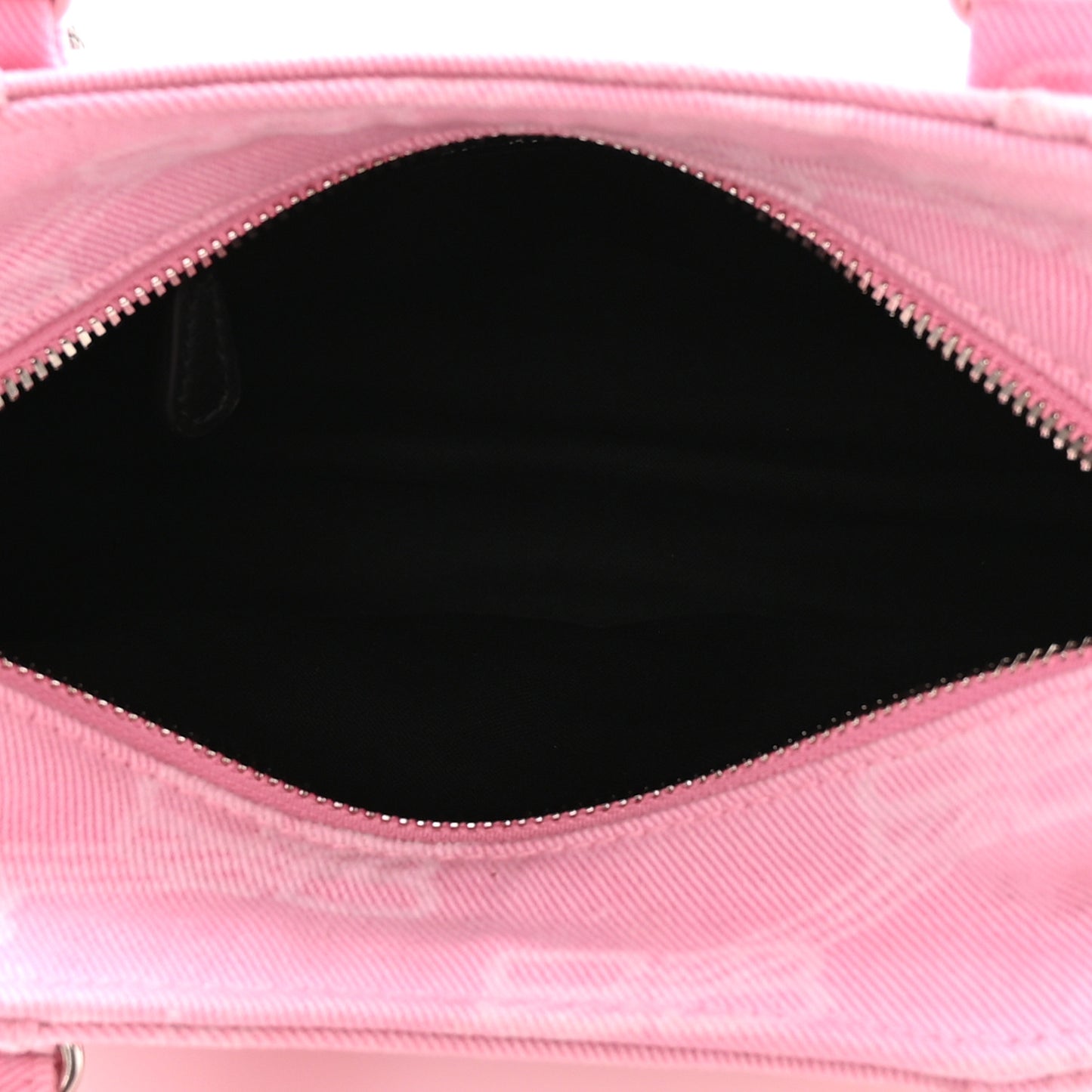 Denim BB Monogram Neo Cagole Handbag XS Pink