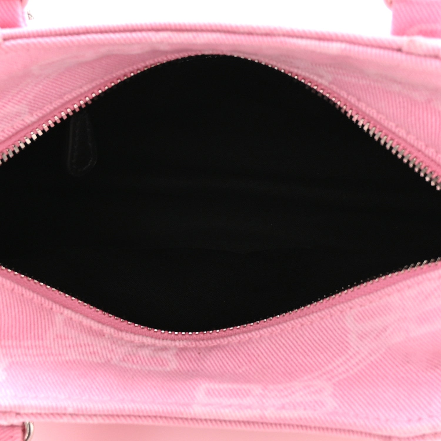 Balenciaga Denim BB Monogram Neo Cagole Handbag XS Pink 6 of 11