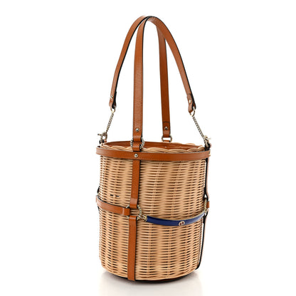 Gucci Wicker Bucket Bag Natural 3 of 10