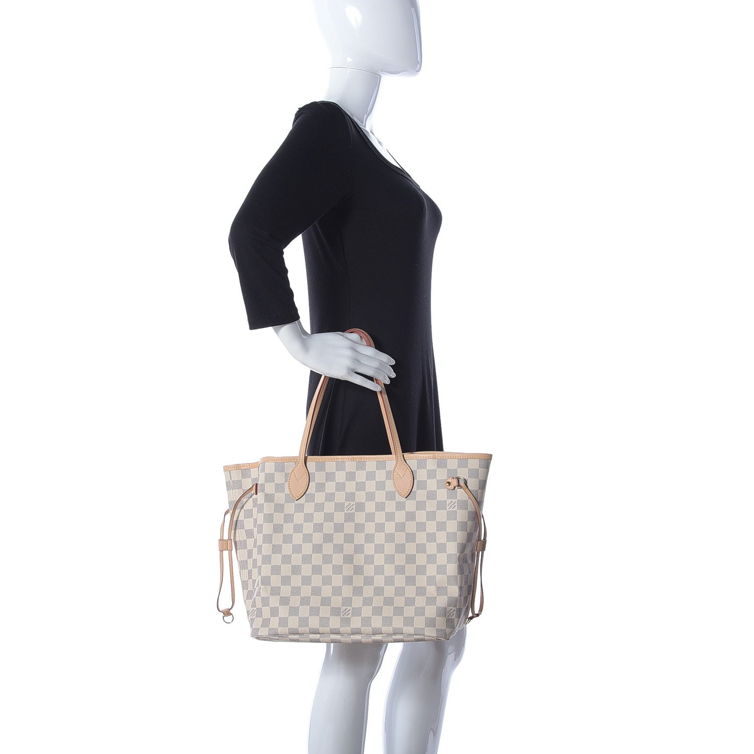 Louis Vuitton Damier Azur Neo Neverfull MM 2 of 14