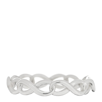 Tiffany Sterling Silver Narrow Infinity Band Ring 54 7 1 of 4