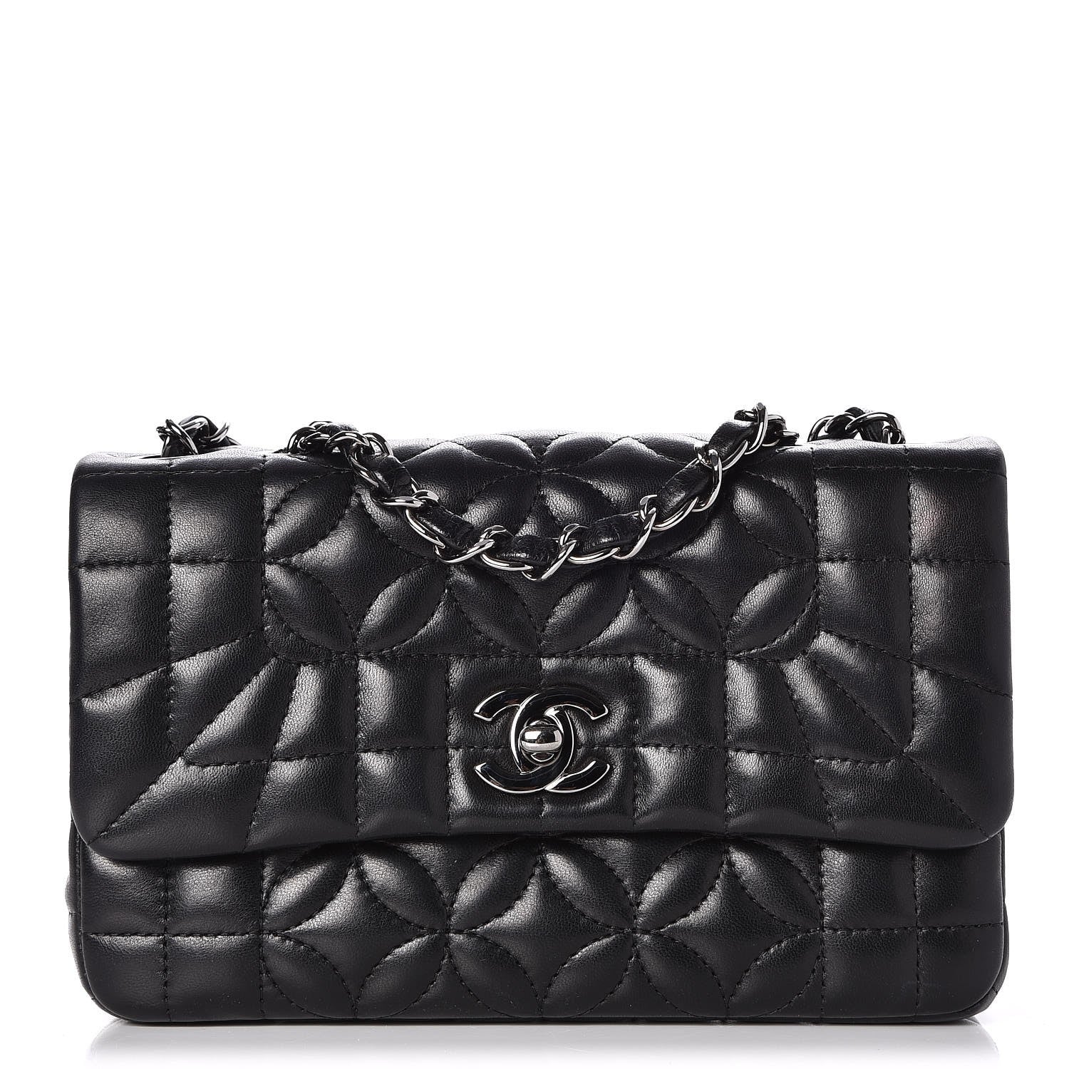 Chanel Lambskin Lady Graphic Mini Flap Black 1 of 9