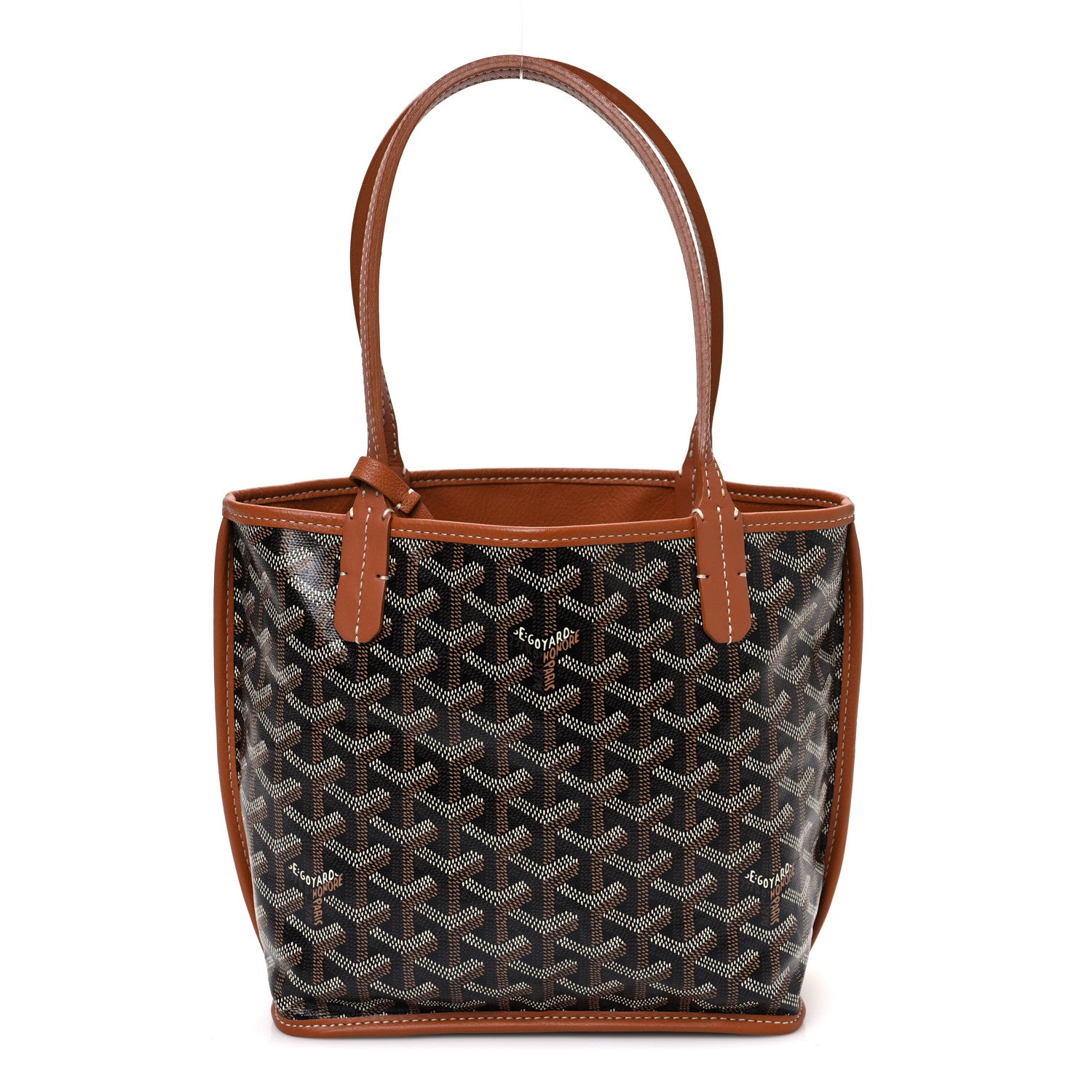 Goyard Goyardine Reversible Mini Anjou Black Gold 1 of 18