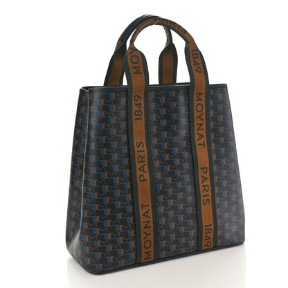 Moynat Canvas 1920 M Monogram Tote Black Brown 4 of 10
