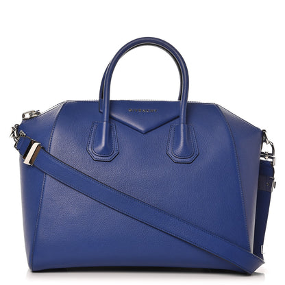 Givenchy Sugar Goatskin Medium Antigona Bright Blue 1 of 10