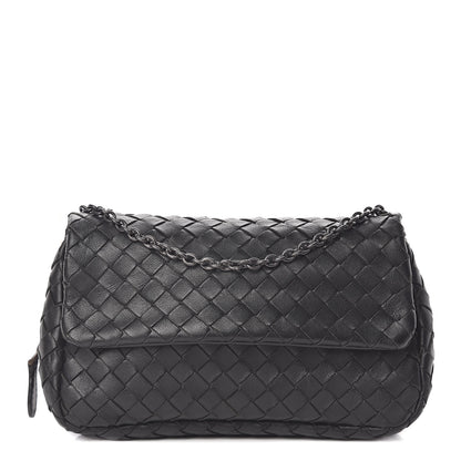 Bottega Veneta Nappa Intrecciato Small Chain Crossbody Black 2 of 10