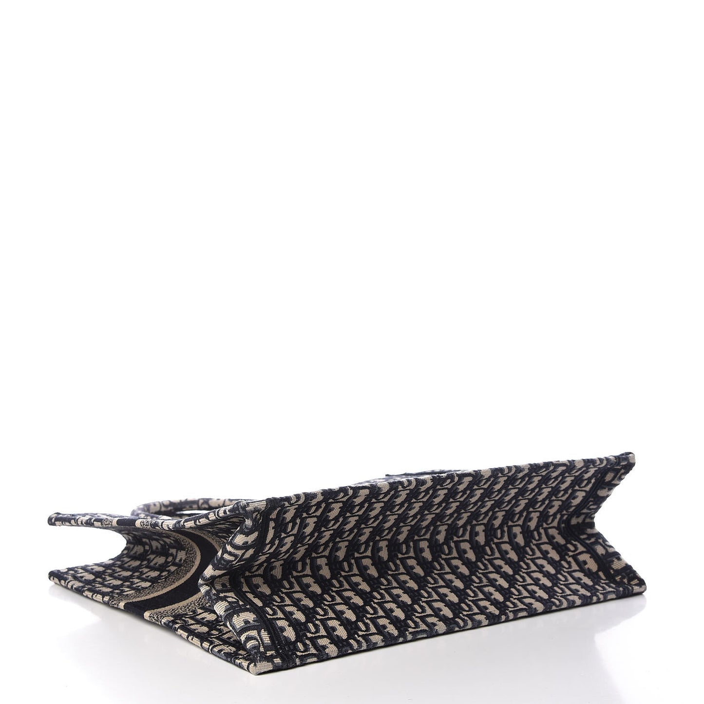 Oblique Book Tote Blue Multicolor