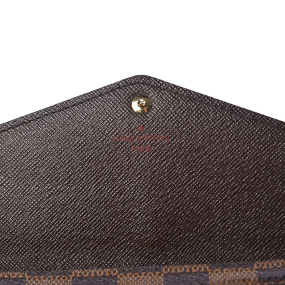 Louis Vuitton Damier Ebene Sarah Wallet NM 8 of 9