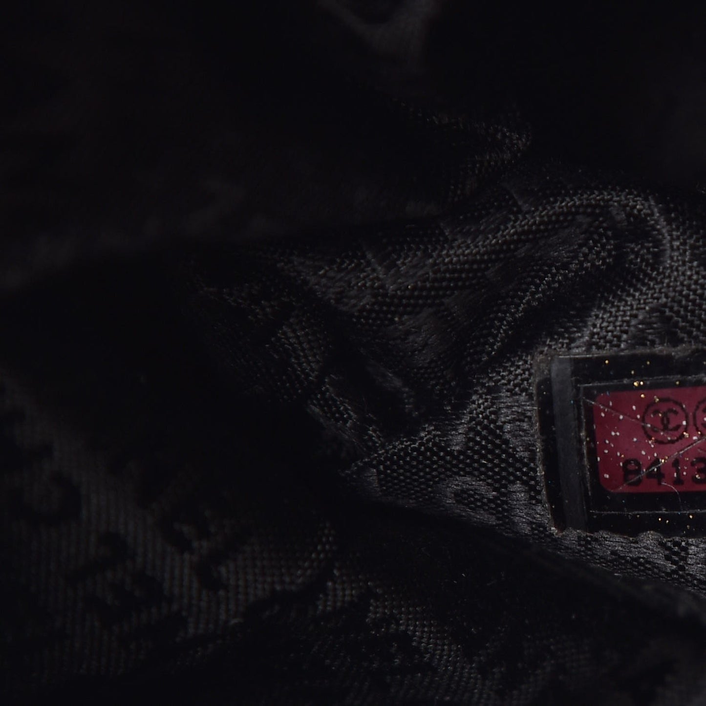 Caviar Square Stitched Tote Black