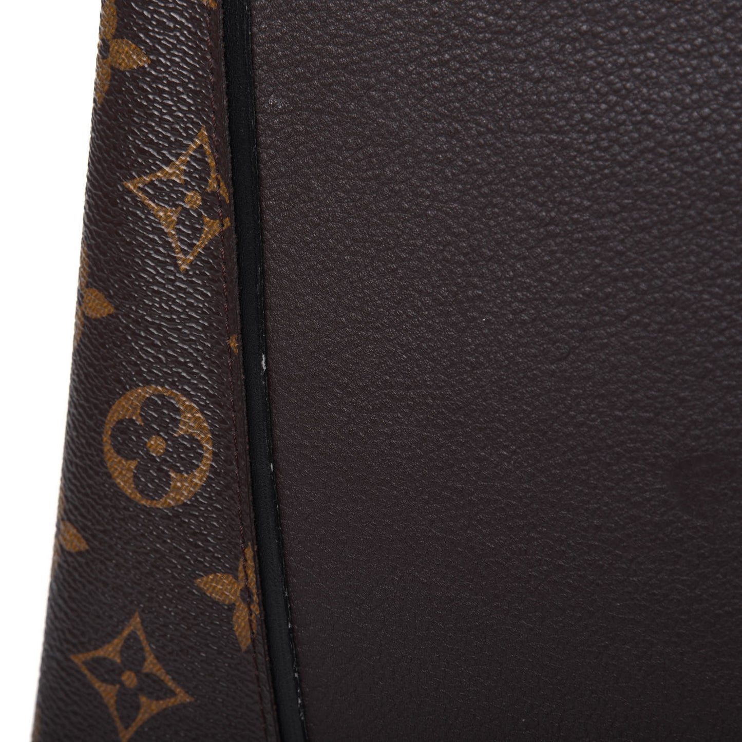 Monogram Veau Cachemire W Pochette Chocolate