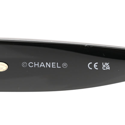 Chanel Acetate Butterfly CC Sunglasses 71751A Black 5 of 8